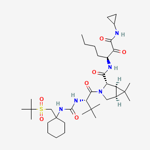 Chemical structure of Narlaprevir
