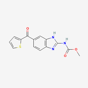 Chemical structure of Nocodazole