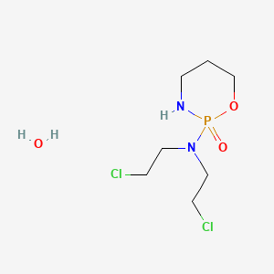 Chemical structure of Cyclophosphamide monohydrate