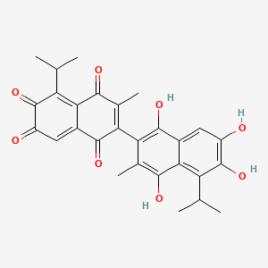 Chemical structure of Apogossypolone