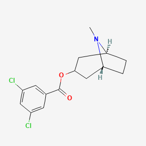 Chemical structure of MDL 72222