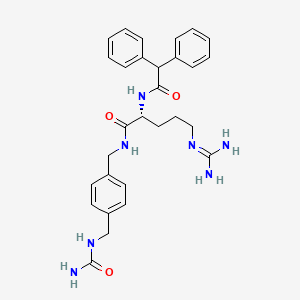 Chemical structure of BIBO 3304 trifluoroacetate