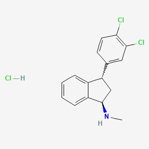 Chemical structure of Indatraline hydrochloride