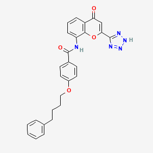 Chemical structure of Pranlukast