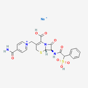 Chemical structure of Cefsulodin Sodium