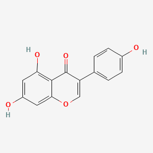 Chemical structure of Genistein