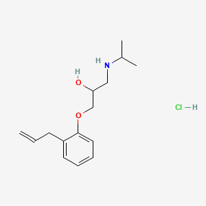 Chemical structure of Alprenolol hydrochloride