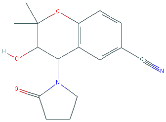 Chemical structure of Cromakalim