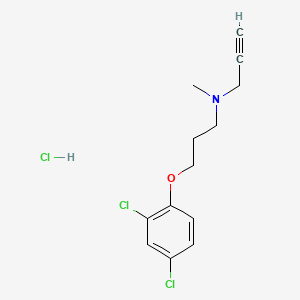 Chemical structure of Clorgyline hydrochloride