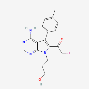 Chemical structure of FMK