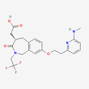 Chemical structure of SB273005