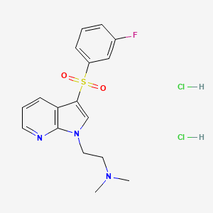 Chemical structure of WAY 208466 dihydrochloride