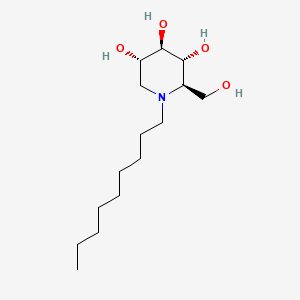 Chemical structure of N-Nonyldeoxynojirimycin