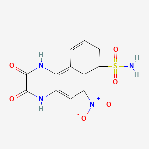 Chemical structure of NBQX