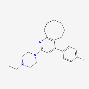 Chemical structure of Blonanserin