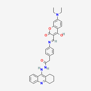 Chemical structure of PE 154