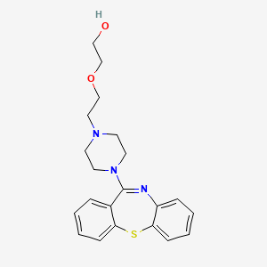 Chemical structure of Quetiapine