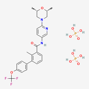 Chemical structure of LDE225 Diphosphate