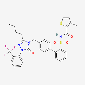 Chemical structure of L-161,982