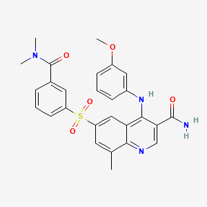 Chemical structure of GSK256066