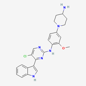 Chemical structure of AZD-3463