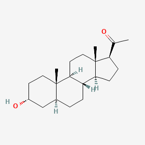 Chemical structure of Allopregnanolone