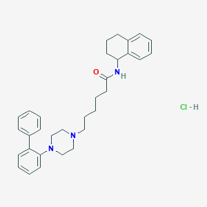 Chemical structure of LP 12 hydrochloride