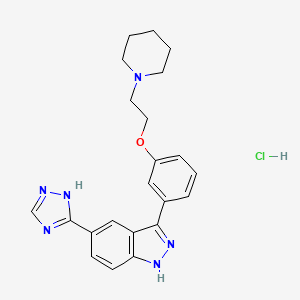 Chemical structure of CC-401 hydrochloride