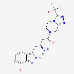 Chemical structure of PK 44 phosphate