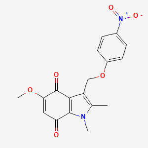 Chemical structure of ES 936