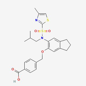 Chemical structure of ONO-8130