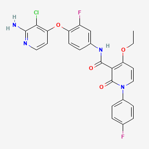 Chemical structure of BMS-777607