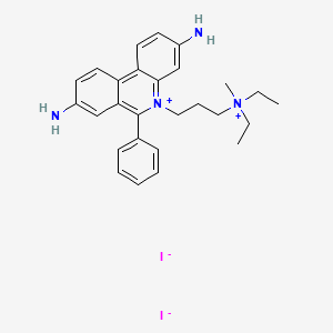 Chemical structure of Propidium iodide