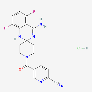 Chemical structure of AR-C 102222