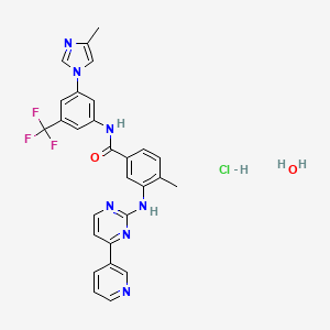 Chemical structure of Nilotinib Hydrochloride Monohydrate