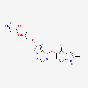 Chemical structure of Brivanib Alaninate