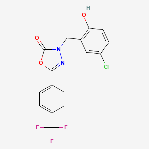 Chemical structure of BMS 191011