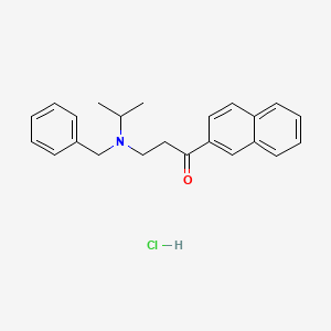 Chemical structure of ZM 39923 HCl