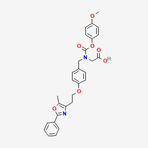 Chemical structure of Muraglitazar