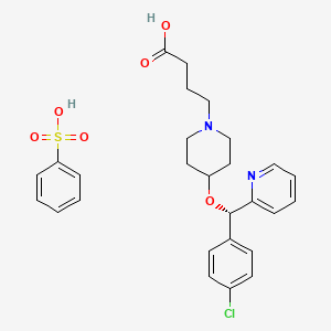 Chemical structure of Bepotastine Besilate