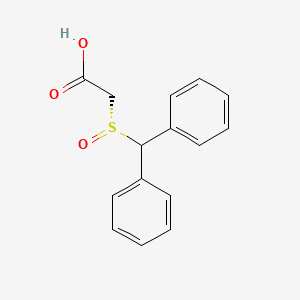 Chemical structure of Modafinil acid