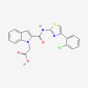 Chemical structure of SR 27897
