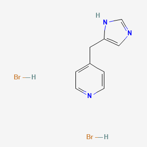 Chemical structure of Immethridine dihydrobromide
