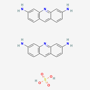 Chemical structure of Proflavine Hemisulfate