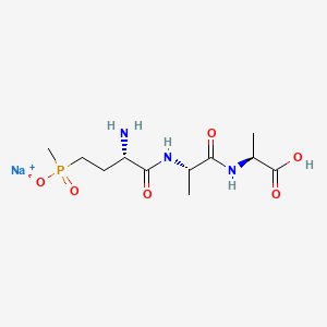 Chemical structure of Bilanafos sodium