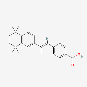 Chemical structure of Arotinoid acid