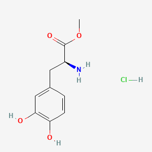 Chemical structure of Dopamine, methyl ester
