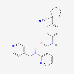 Chemical structure of Apatinib Mesylate