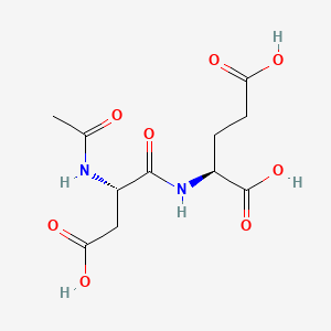 Chemical structure of Spaglumic acid