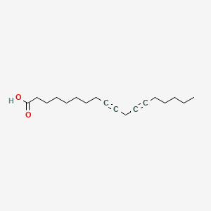 Chemical structure of 9,12-Octadecadiynoic Acid